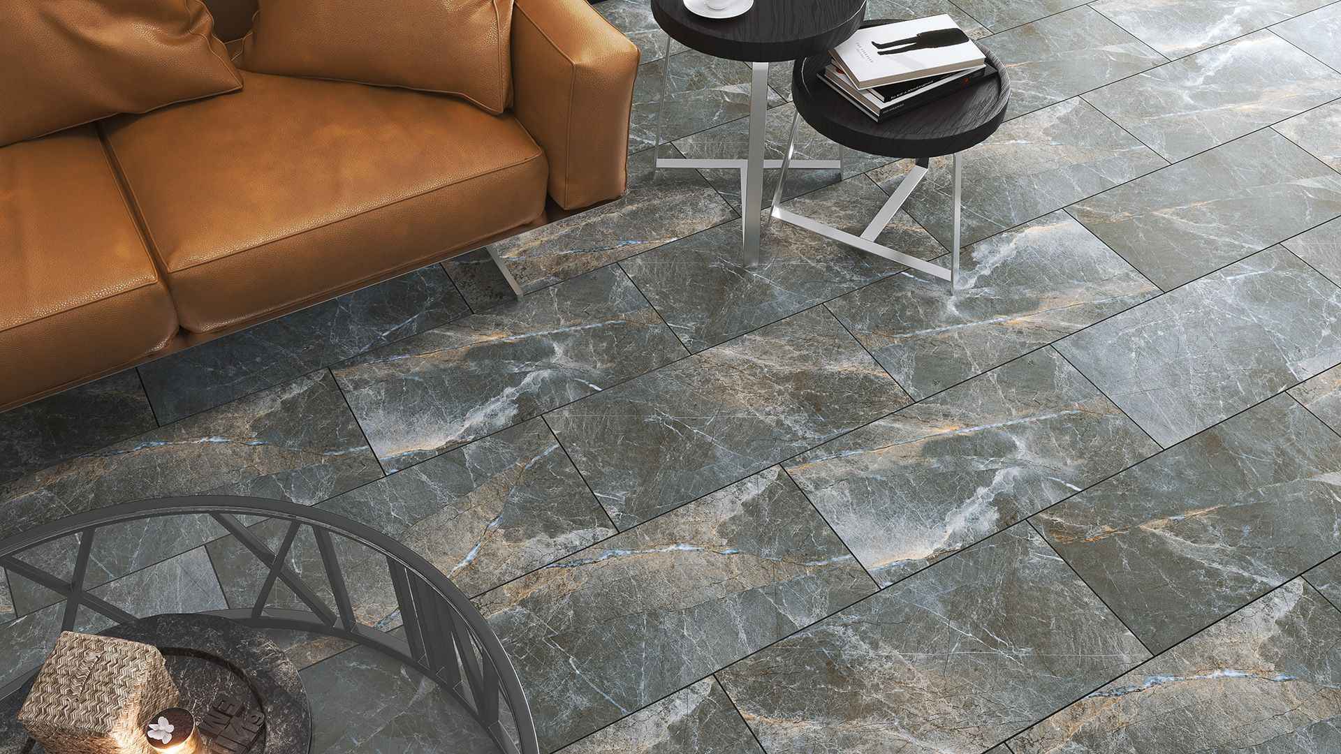 Керамогранит Usak Seramik Alanya Brown Polished 60x120