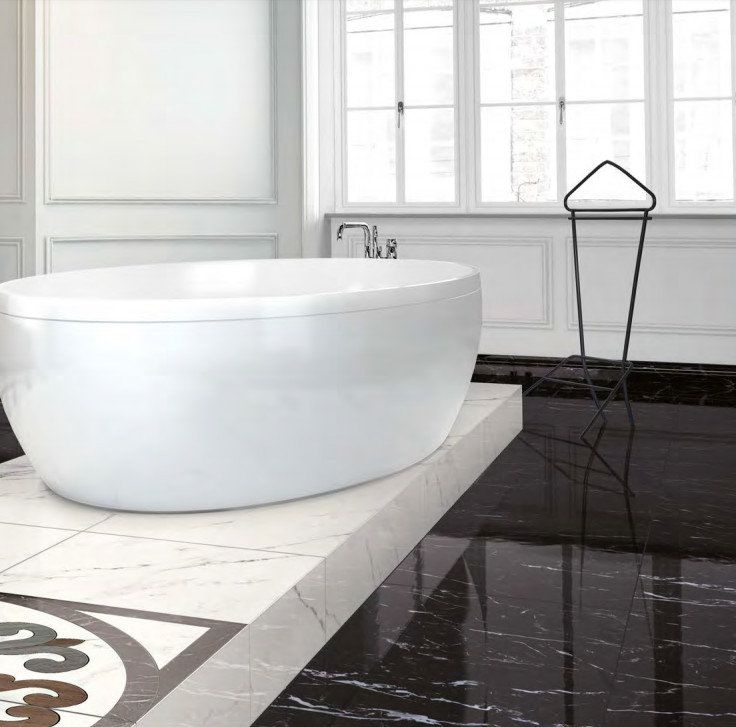 Керамогранит Casalgrande Padana NERO CRETA LUCIDO 6,5MM 1180x590