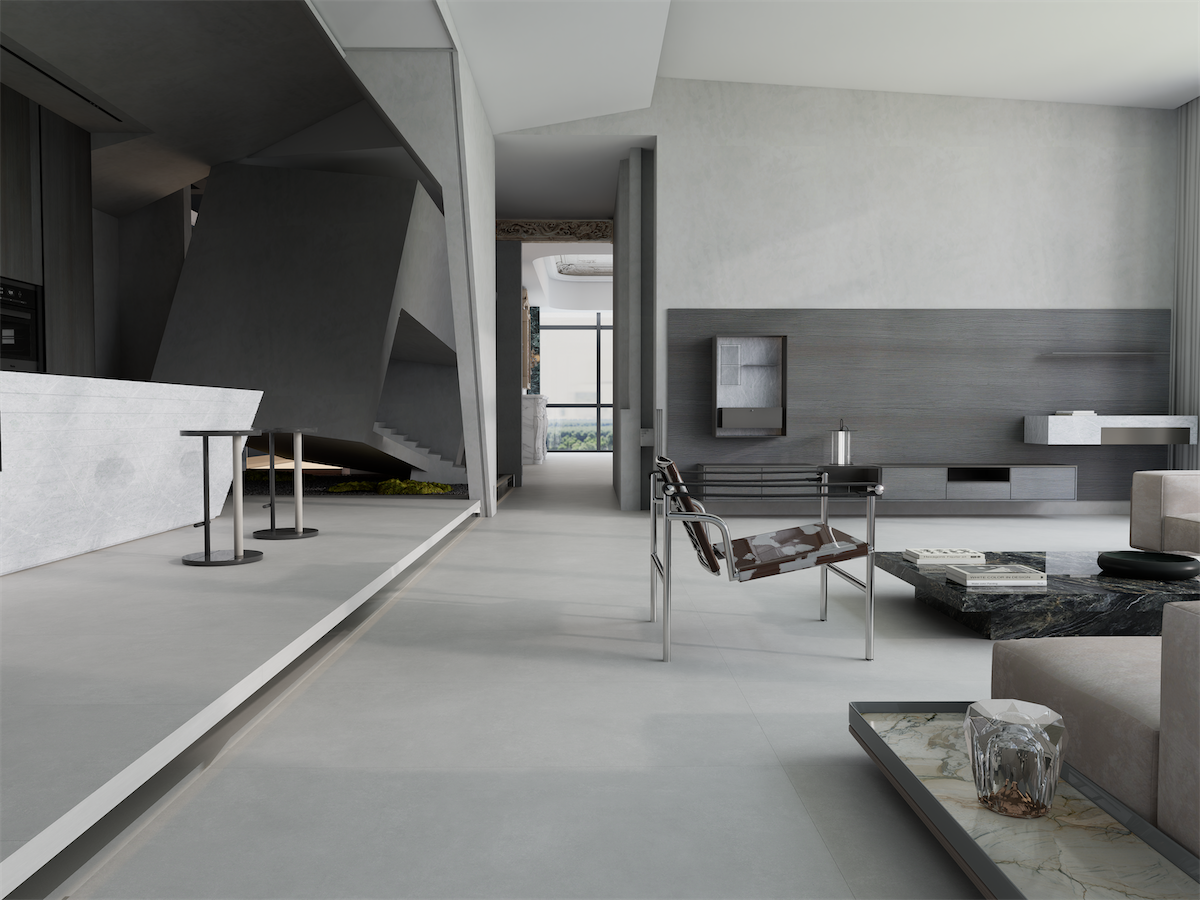 Керамогранит Ntceramic Betone Light Grey Antislip Carving 1200x600