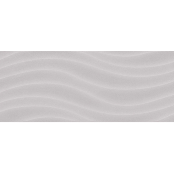 Плитка настенная Osaka Wave Серый 20х50 (1,3м2/62,4м2)