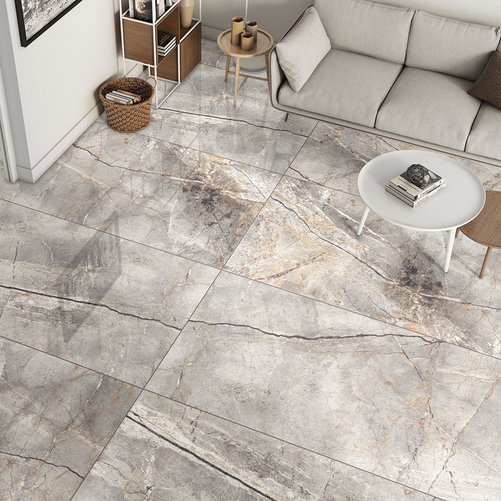 Керамогранит Gravita Regal Sata Brown серый 1600x800
