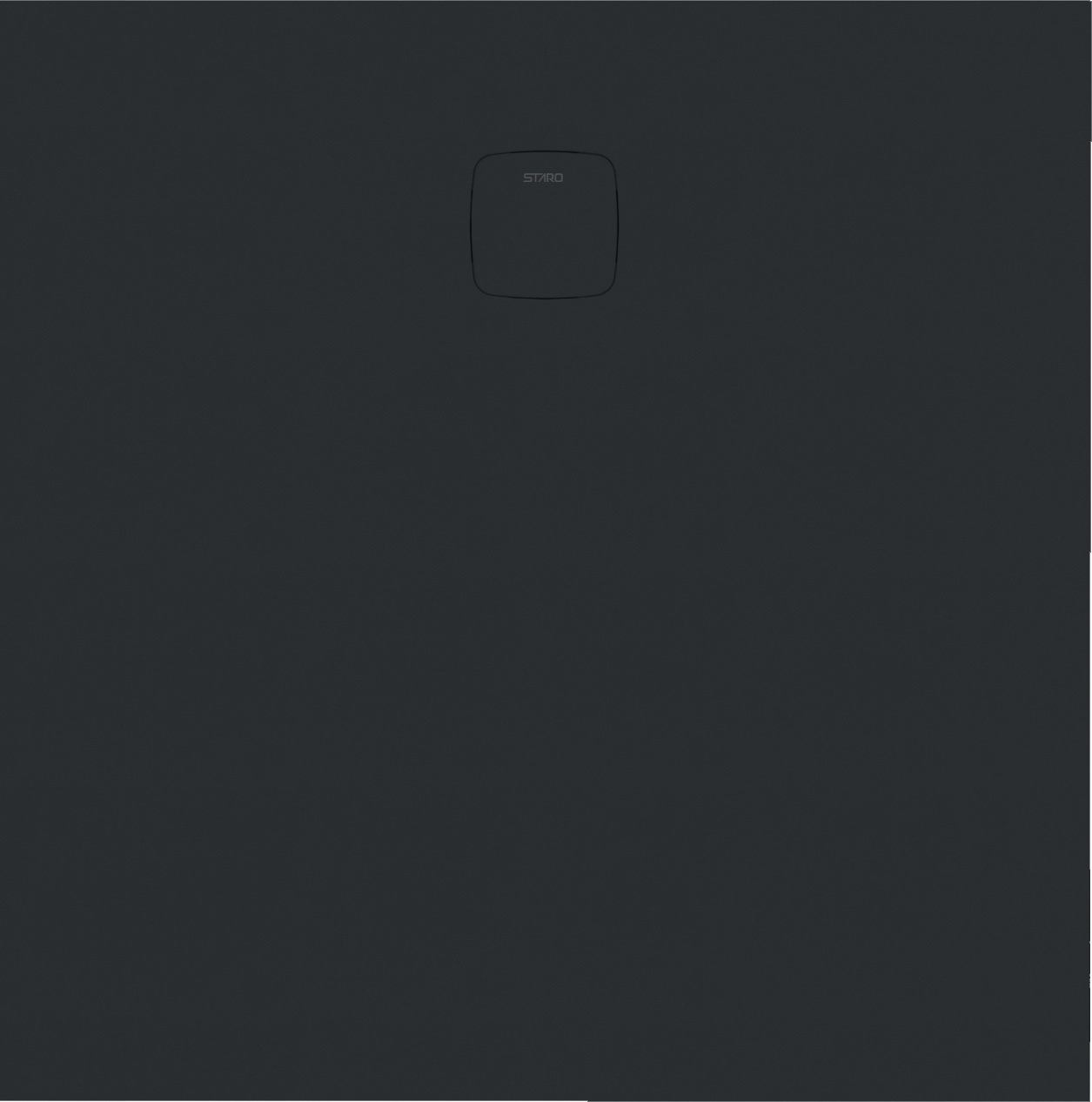 Душевой поддон COSMO 100х100х3 сm Black Matt
