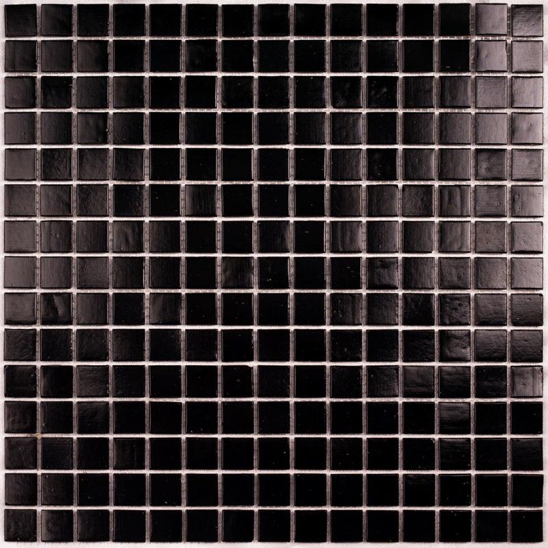 Мозаика стеклянная Simple Black (на бумаге)