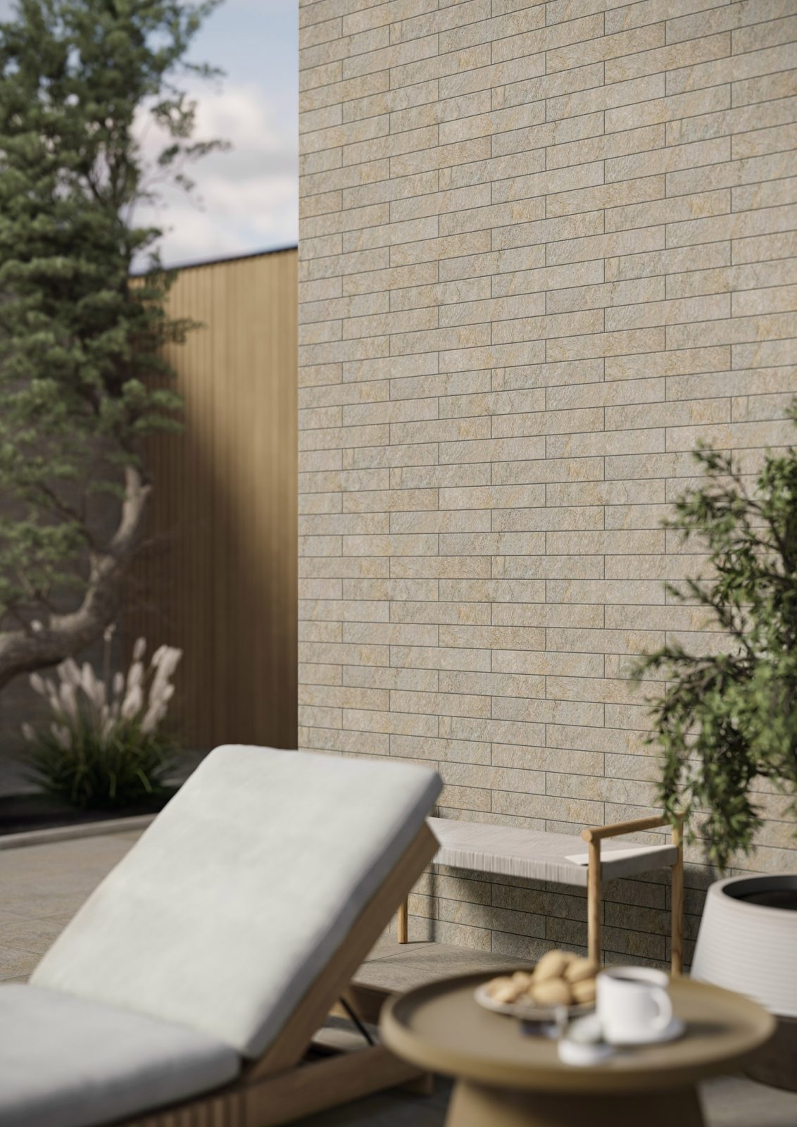 Плитка фасадная Ceramika Paradyz Эримайт тауп структурная 400x66