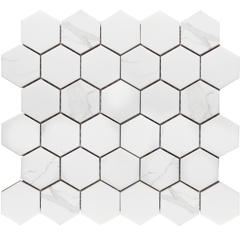 Кер. мозаика Hexagon small Carrara Matt  (PMMT83017) 265х278х6