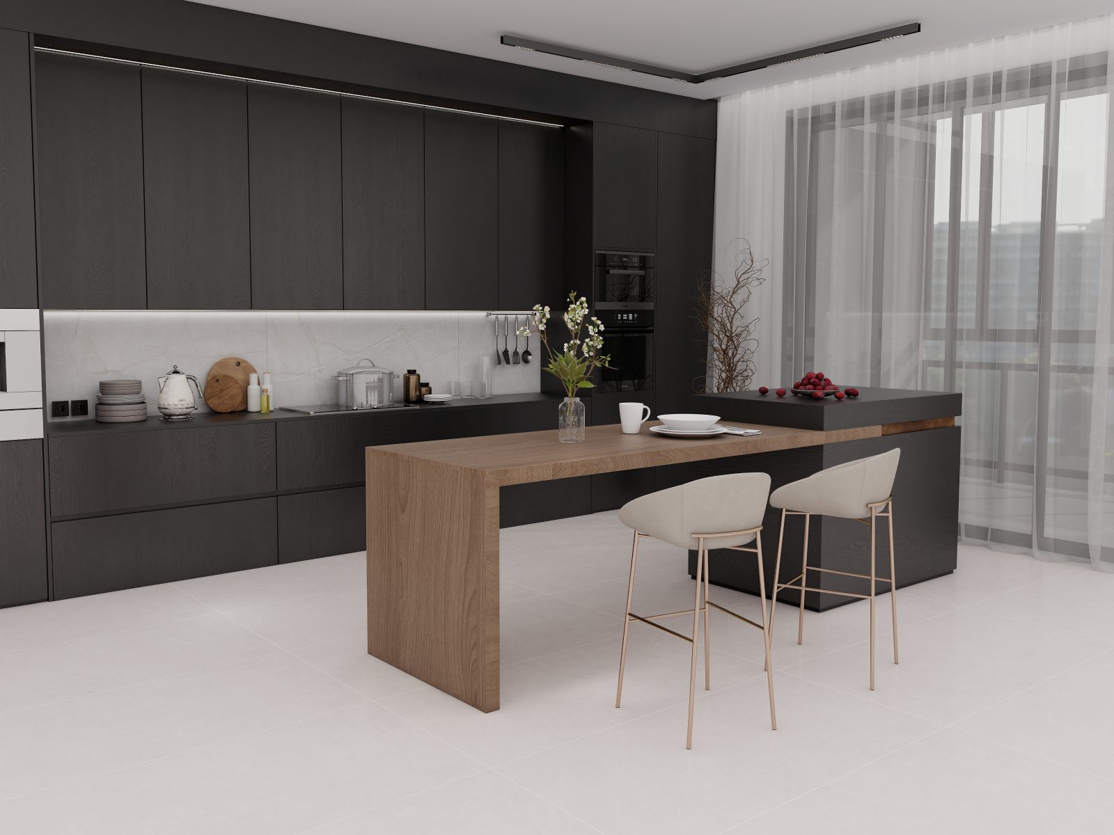 Керамогранит Duna Rio Bianco carving 1200x600