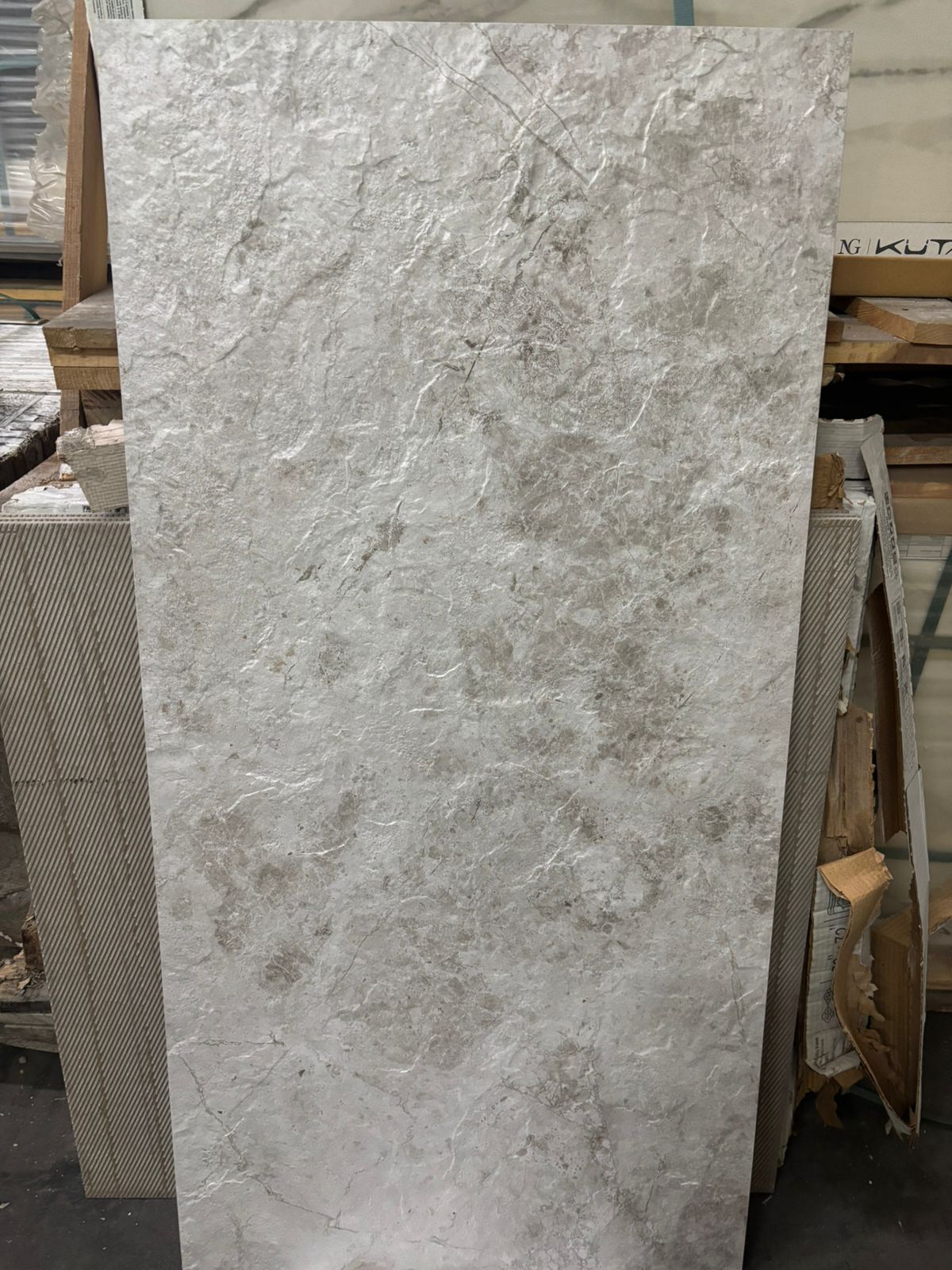 Ступен Seranit Step Fibre Grey Relief Mat fon 1200x325