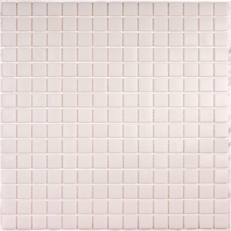 Мозаика стеклянная Simple White (на бумаге)