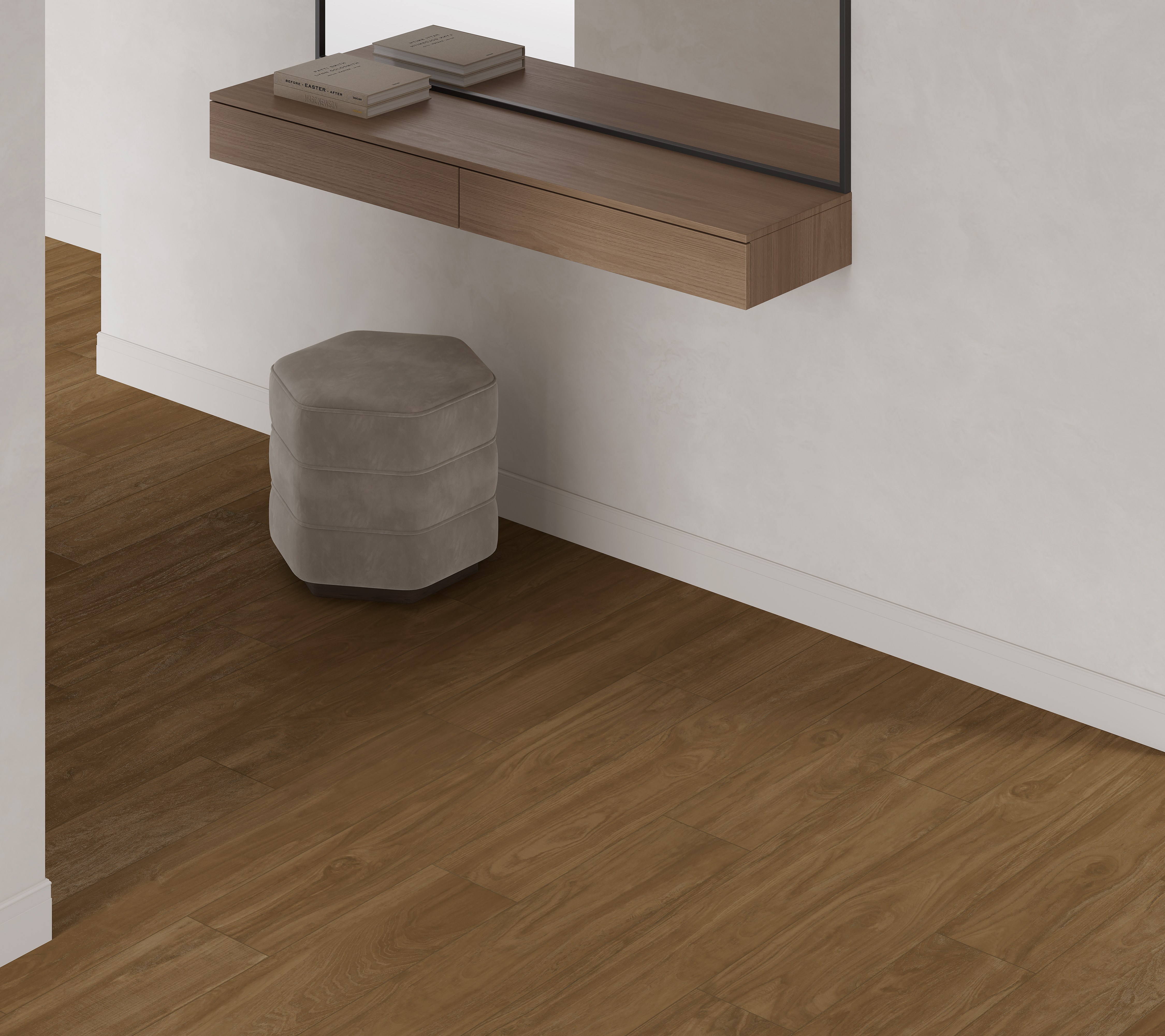 Керамогранит Laparet Марлен коньячный LP2012G0121R8 матовый+гл. чернила 1191x196