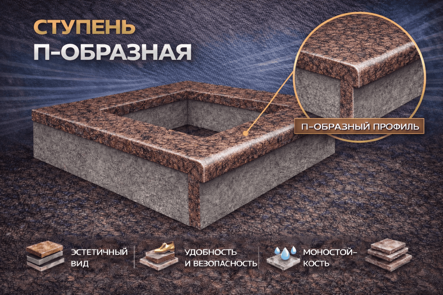 Ступень П-образная