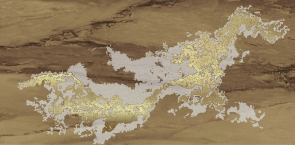 Декор Brennero Солитер Голд Визон Лапп/Ретт (комп/2 шт) 600x300