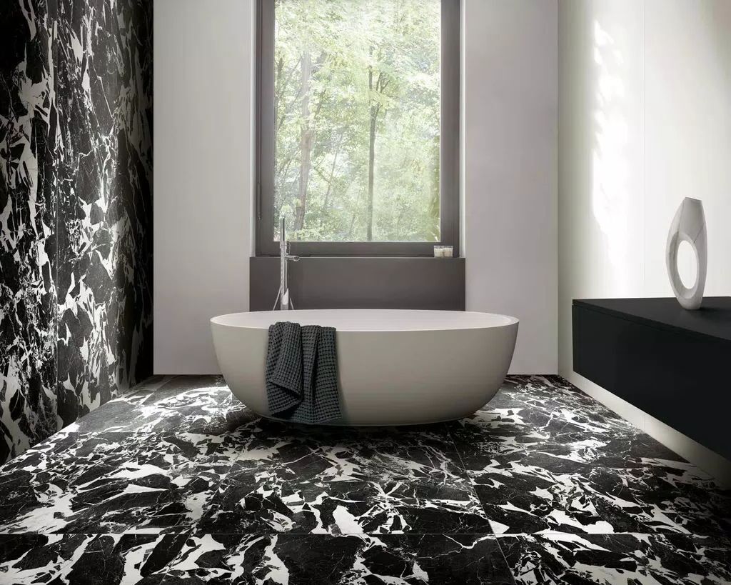 Мозаика Floor Gres B&W WHITE HIGH-GLO 6MM MUR 300x300