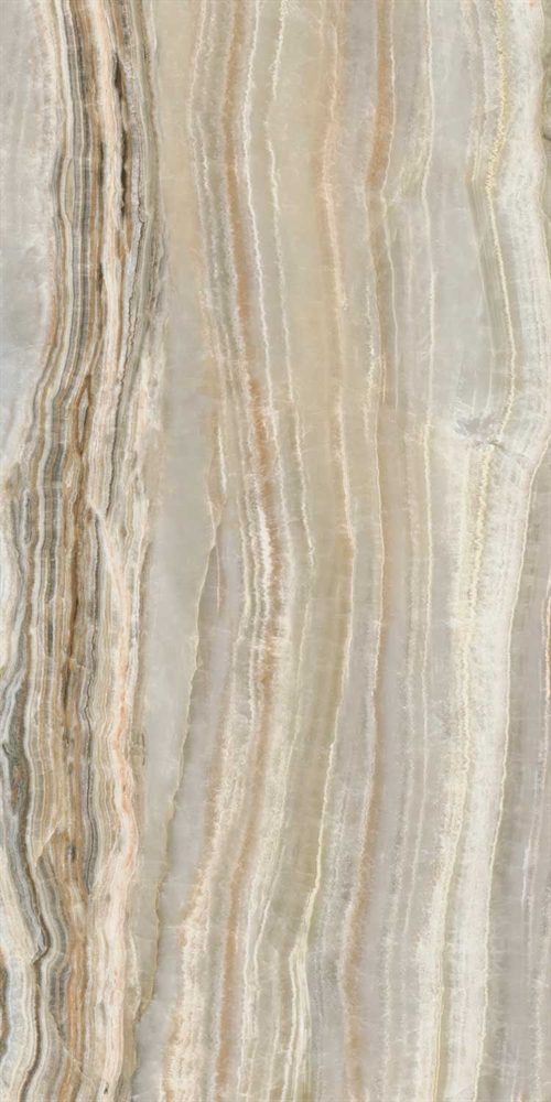 Керамогранит Kerama Marazzi Ониче зелёный светлый лаппатированный обрезной 2400x1200 SG595222R