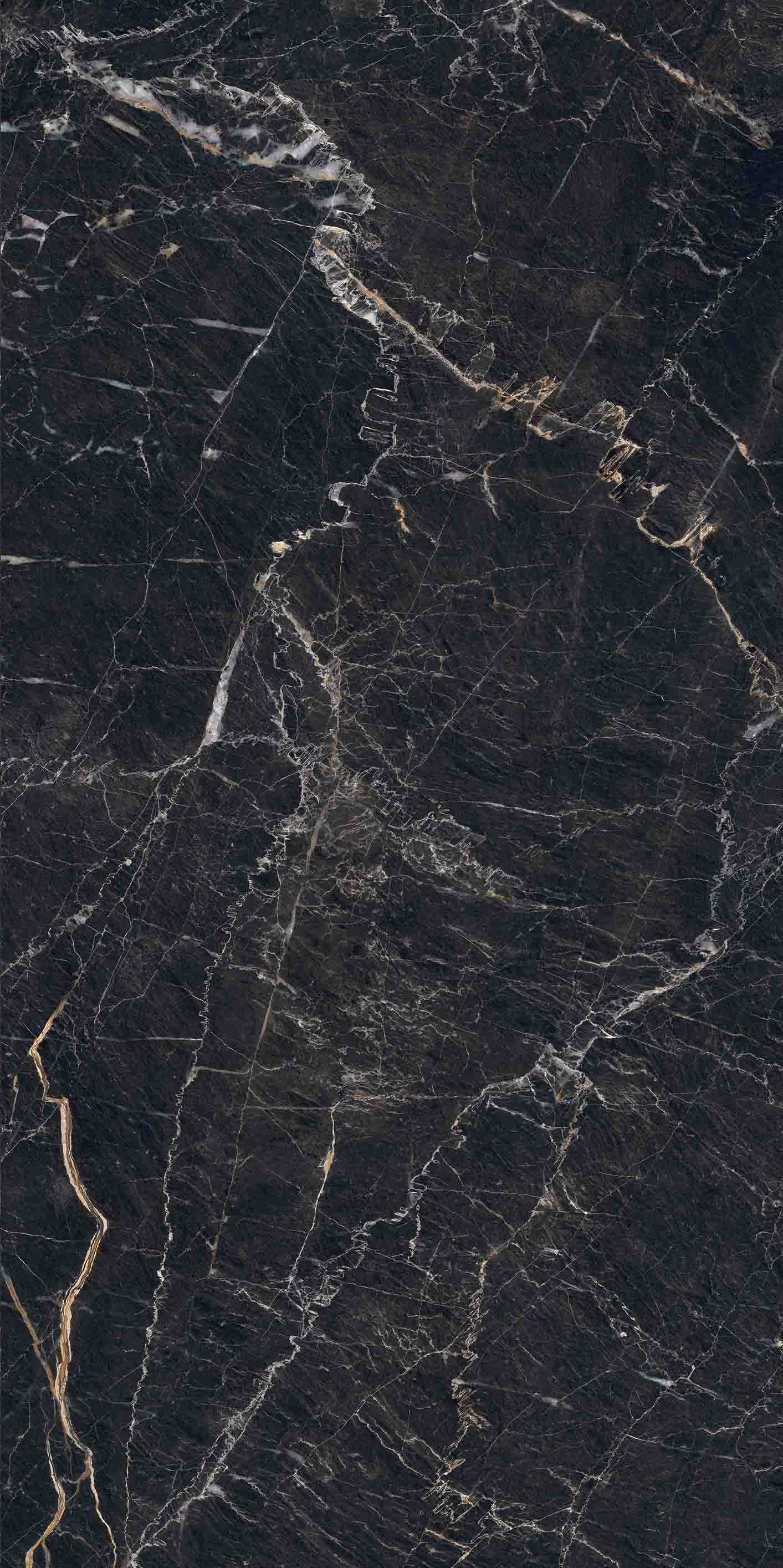 Керамогранит Tubadzin Венето черный рельеф 1200x600