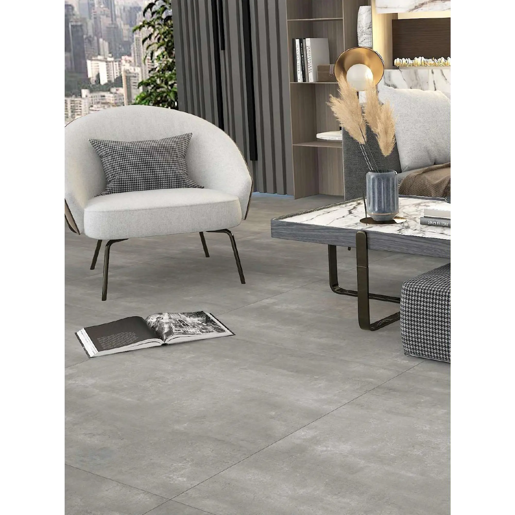 Керамогранит KeramoPro Samanta Gray Dark 1200x600