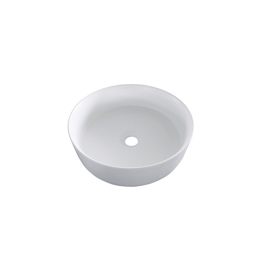 Раковина накладная белая глянцевая Раковины OSIRIS BLANCO BRILLO 36х36х12
