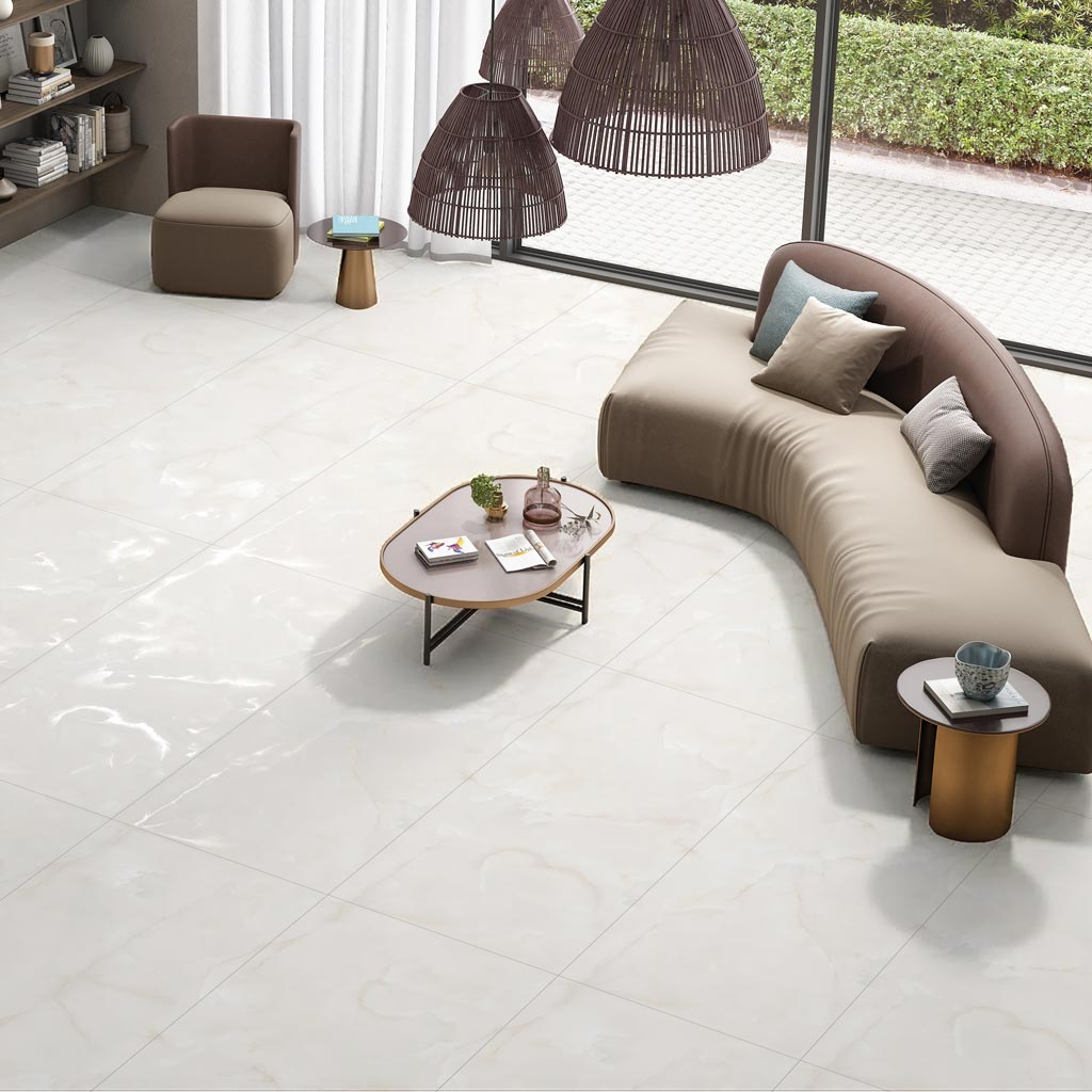 Керамогранит Gravita Praga Onyx Crema бежевый Glossy 1600x800