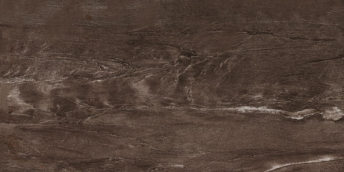 Керамогранит Альта темно-коричневый 1200х600 структурированная