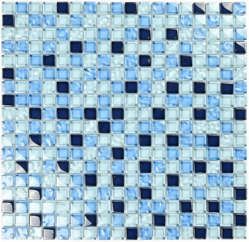 Мозаика стеклянная Blue Drops