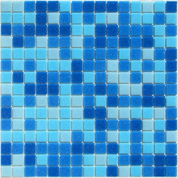 Мозаика стеклянная Aqua 150 (на сетке)