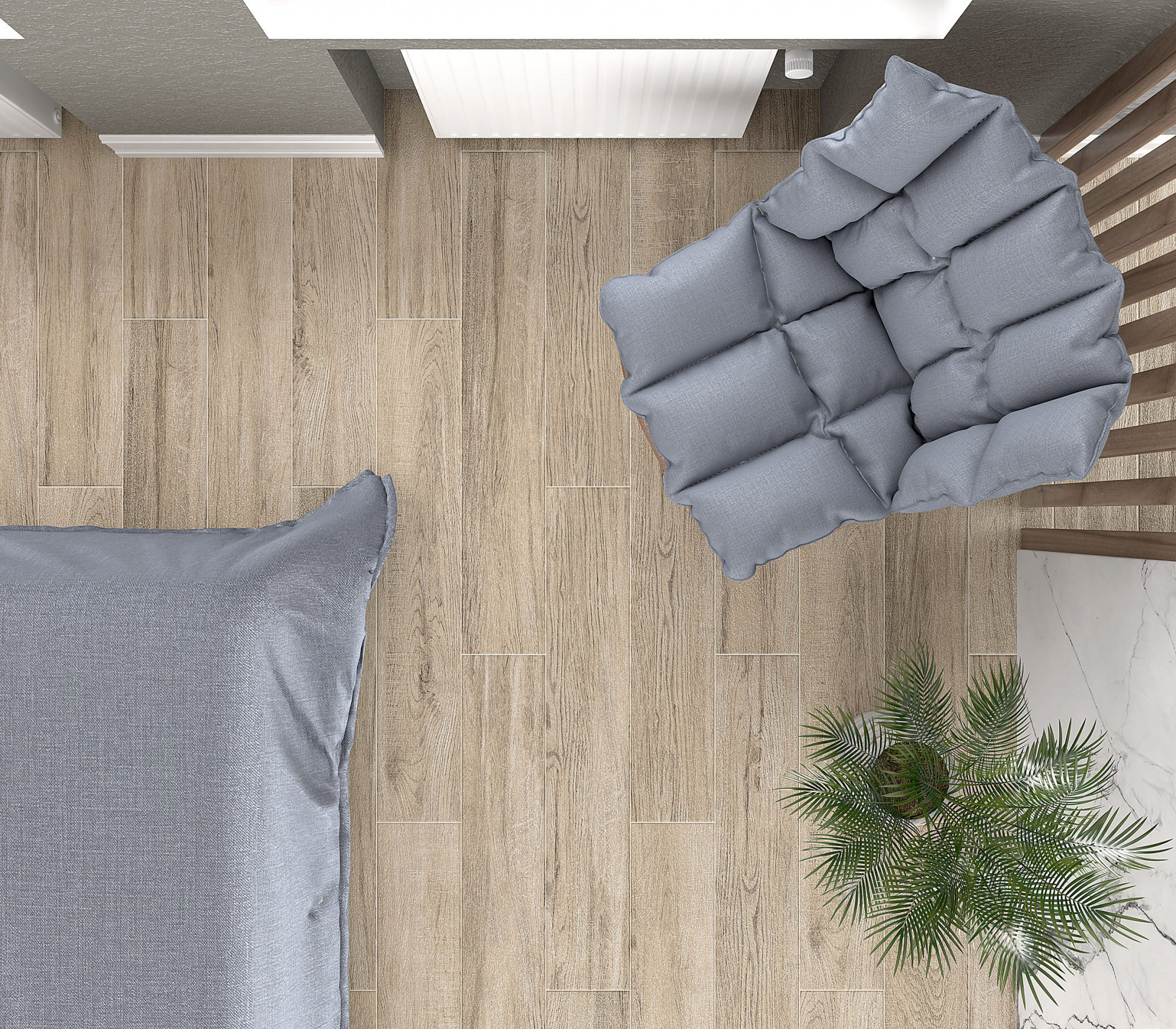 Керамогранит Laparet Рэинвуд бежевый обрезной SG517920R 1191x196