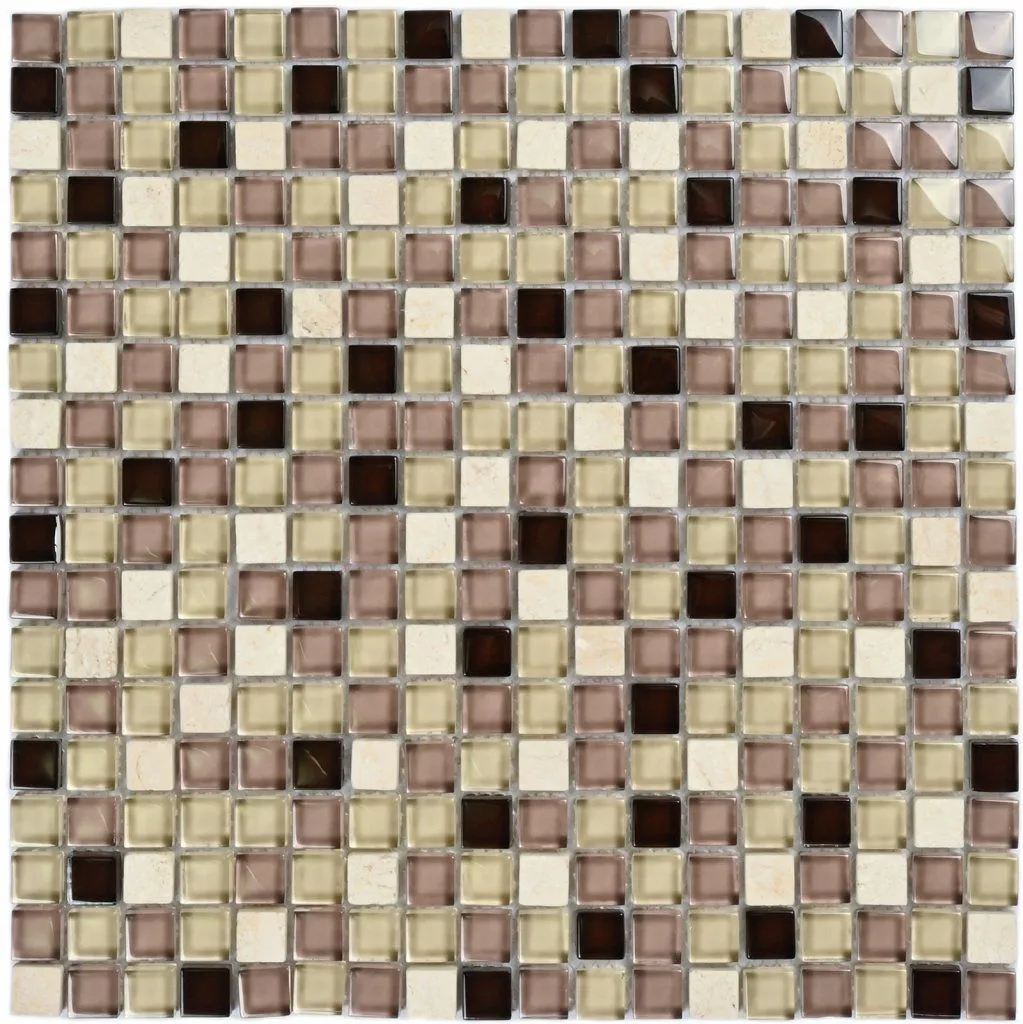 Мозаика стеклянная с камнем Glass Stone 12