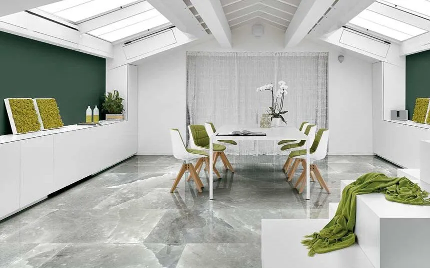 Керамогранит Cerim ROCK SALT WHITE GOLD LUC 6MM R 2400x1200