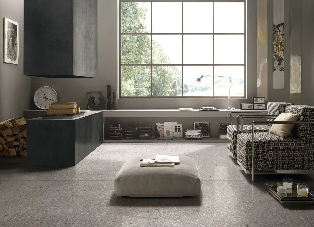 Керамогранит Cerim MATCH UP CEP.E.GREY MIX GLO 6MM R 2400x1200