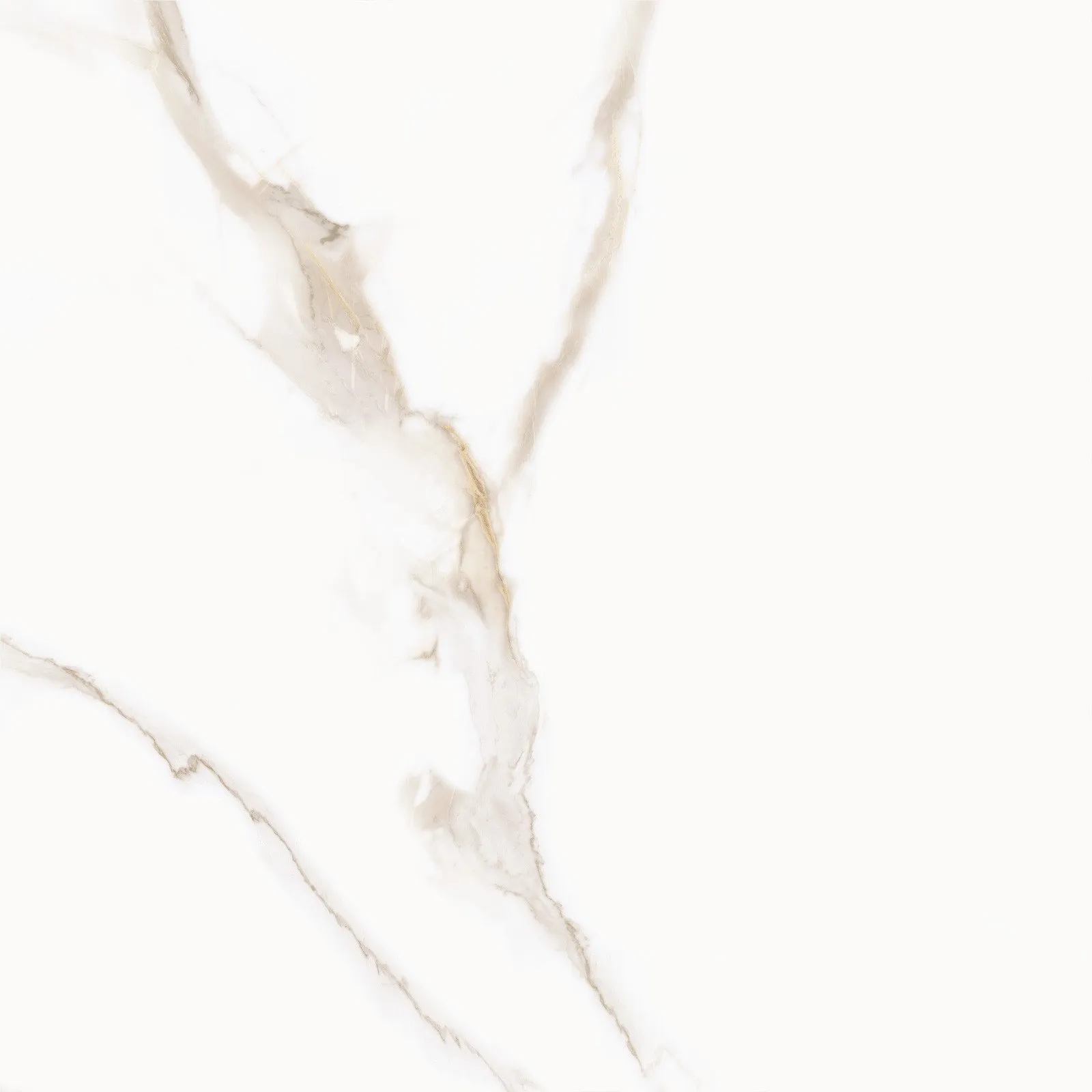 Calacatta Milazzo Gold 6060CMI01 Керамогранит sugar-эффект 600*600*9,5 (4 шт в уп/43,2 м в пал)